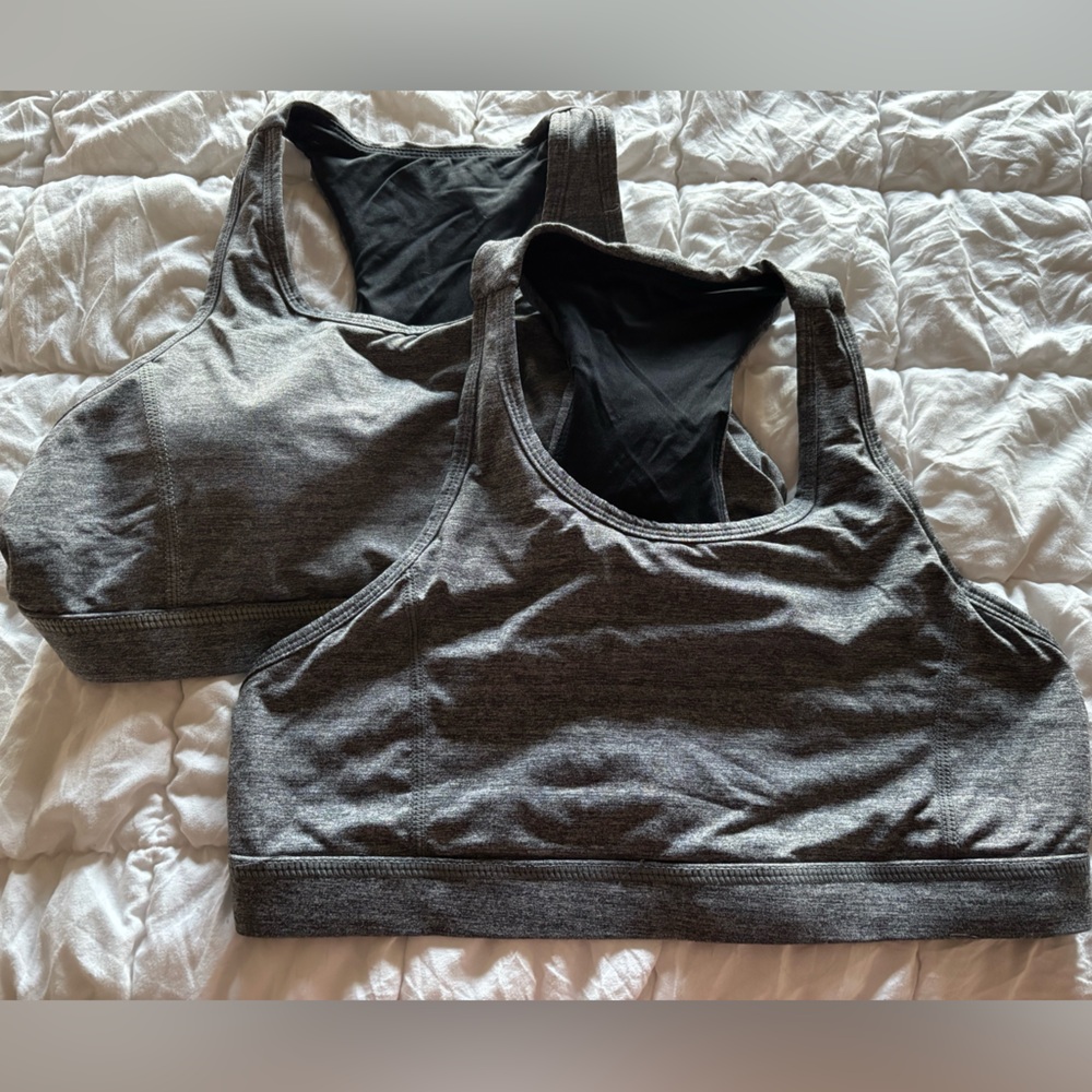 Senita Hideaway Sports Bra - bundle of two in gray